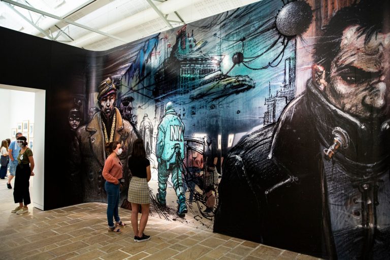 Exhibition view of "Enki Bilal". Photo: Nathalie Savale © FHEL, 2020.